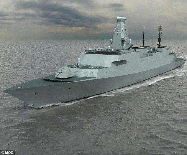英国研制最新型隐形战舰 预计2021年下水服役