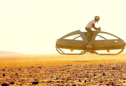 《星球大战》飞行摩托现实版问世 时速达48公里
