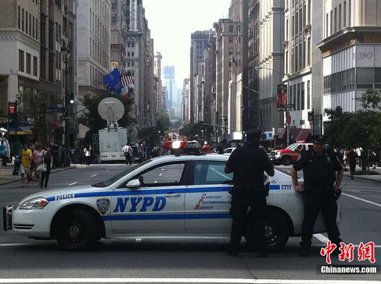 纽约帝国大厦枪击案2死9伤 市长称“可怕悲剧”