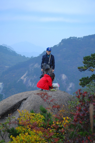 安徽黄山:秋日里清凉静好 游客乐在其中