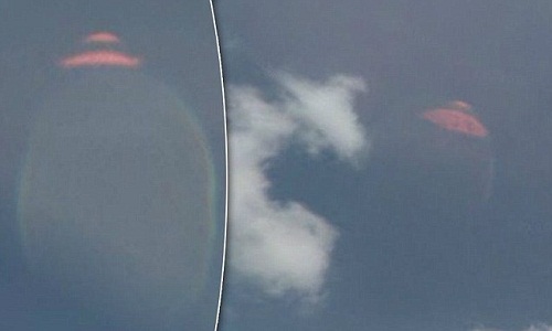 谷歌地图抓拍到两个UFO图像 相隔千里形状却极为相似