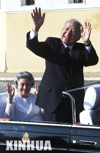 柬埔寨前国王西哈努克生平