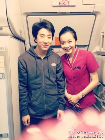 汪涵梁朝伟刘亦菲张根硕 盘点明星与空姐合影