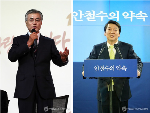 两名韩国总统候选人商定举行电视辩论