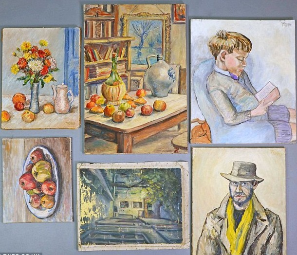废弃画布背面藏英国大师培根作品 寥寥几笔竟拍出20万英镑