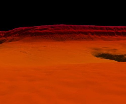 英国海军舰船红海探测海底大峡谷 深250米