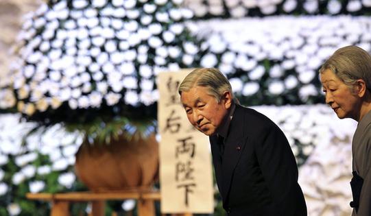 日本政府举办东日本大地震两周年追悼仪式