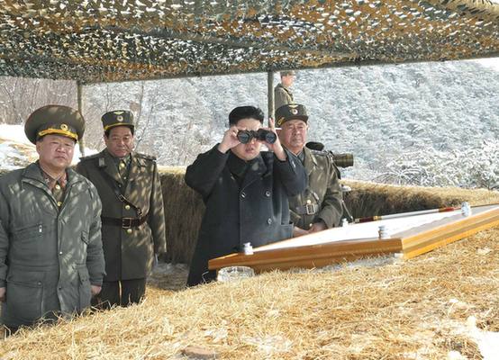 金正恩指导朝鲜人民军训练