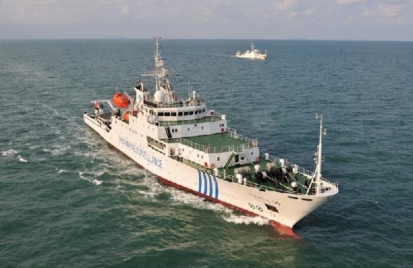 我海监钓鱼岛执法挫败日右翼迫使其渔船驶离