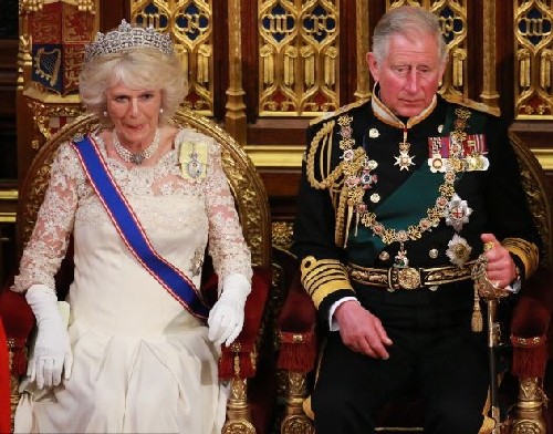 英女王国会大典讲话屡出错 卡米拉扮相似王后