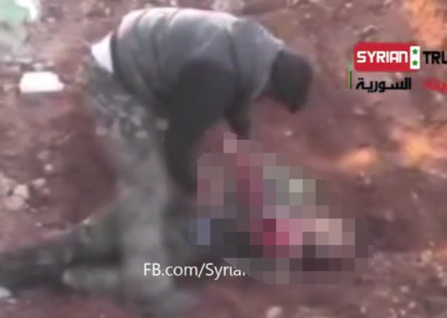 叙反对派“挖心生吃”视频曝光 英宣布大幅增加援助