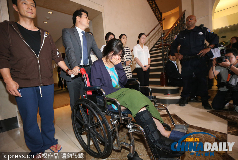 韩亚航空失事客机6名乘务员准备回国 情绪不稳定