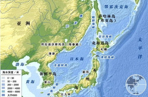 宗谷海峡驶向太平洋