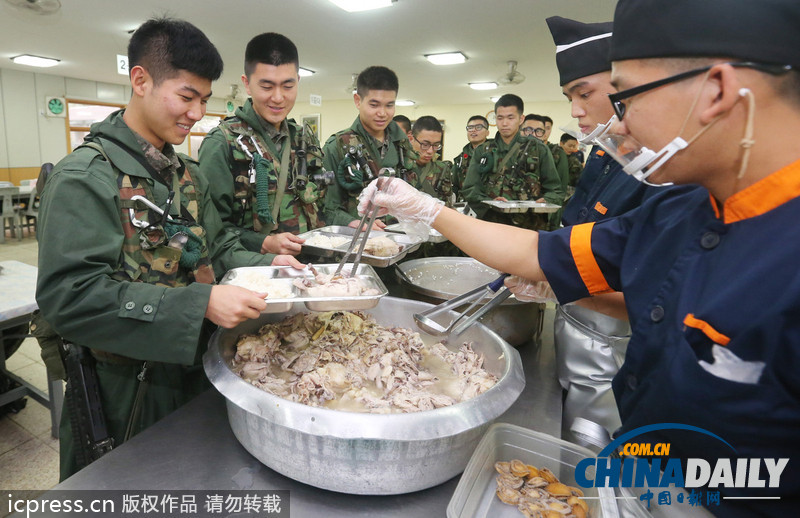 美味大补超幸福!韩国陆军训练食谱加入鲍鱼参