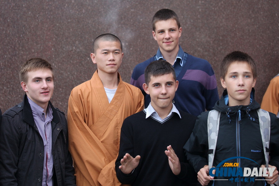 少林武僧继2009年后再次参加俄罗斯国际军乐节（组图）
