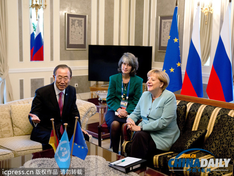 G20峰会结束 瑞典战机靠近默克尔专机（图）