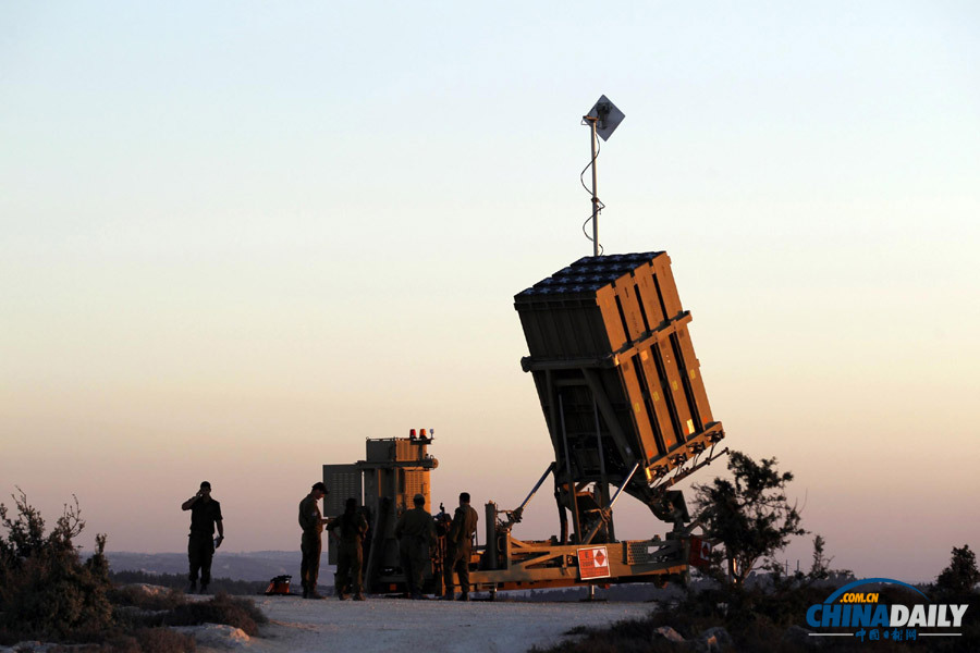 耶路撒冷附近部署“铁穹”导弹防御系统 防叙利亚报复（高清组图）