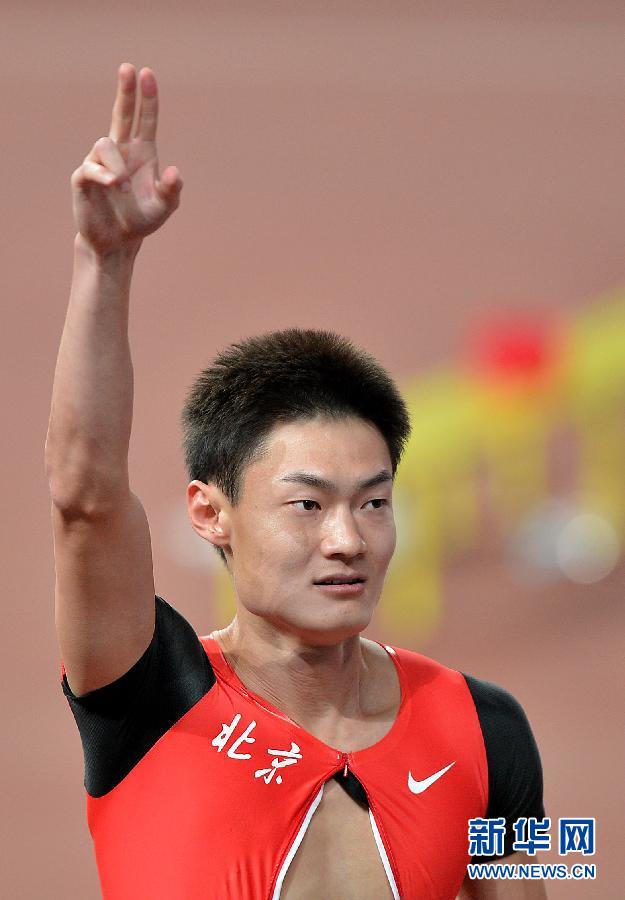全运会男子100米决赛:张培萌夺冠