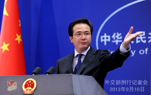 外交部对俄罗斯关于叙化武问题的提议等表态