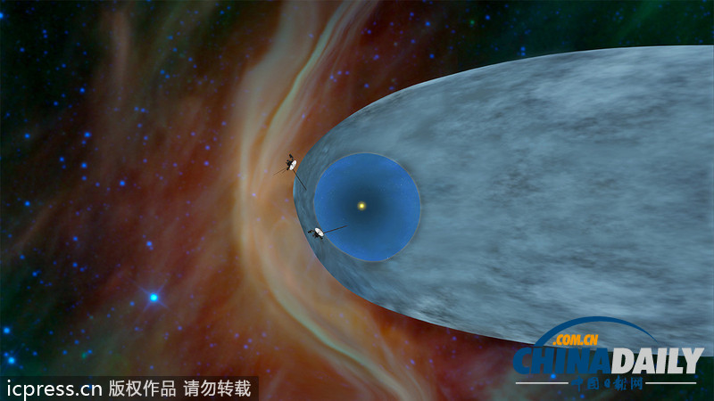 旅行者1号飞出太阳系 首闯星际空间（组图）