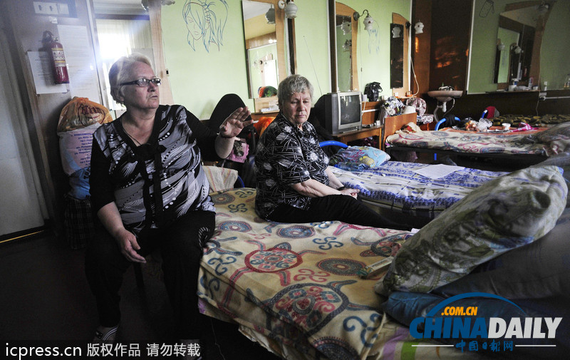俄罗斯远东地区洪水依旧肆虐 街道一片汪洋（图）