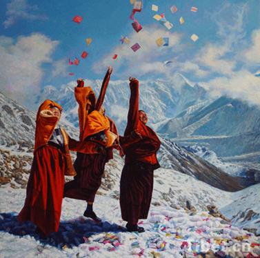 “和美西藏”画展：眺望雪域高原的窗口