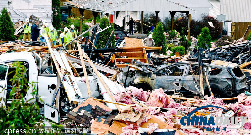 美国西弗吉尼亚一民居爆炸 致1人死亡（组图）