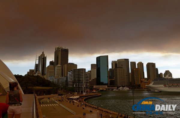 澳大利亚新南威尔士州发生森林大火 烟雾飘至悉尼（组图）