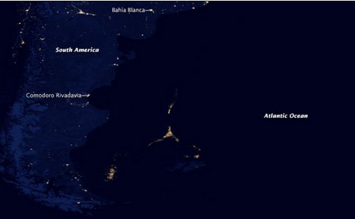 NASA太空卫星图上的神秘光点系渔船