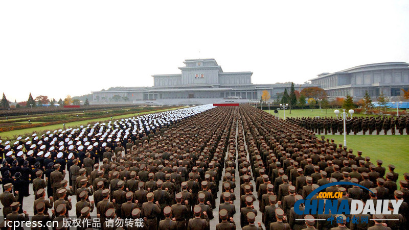 朝鲜人民军又开“两万连长”大会 气势浩大