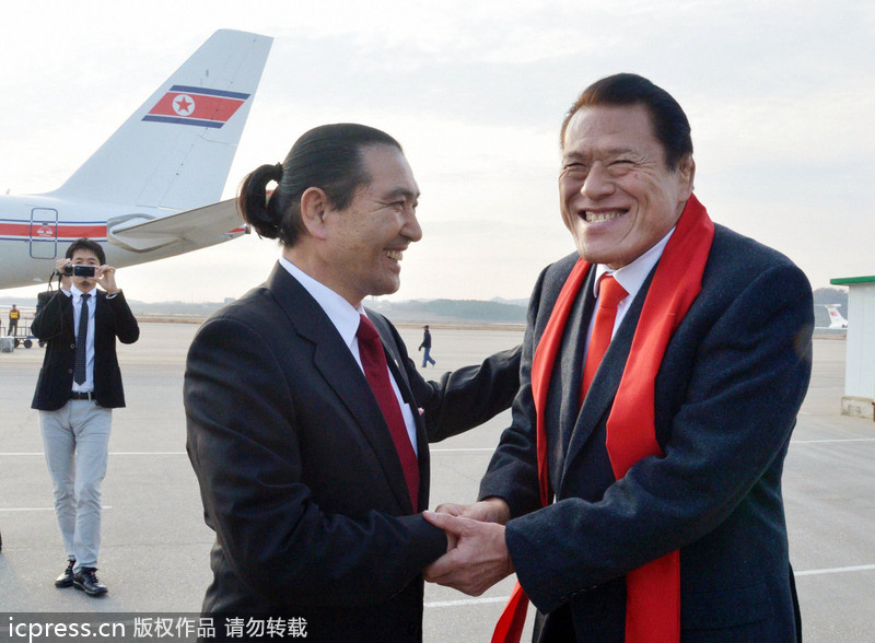 日本体育大学师生出访朝鲜 或将举行友谊赛(图