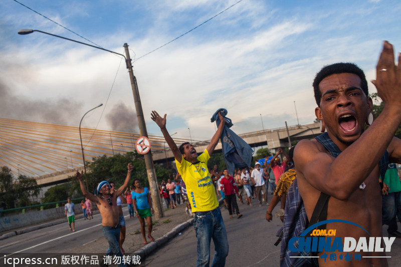 巴西强拆贫民窟迎世界杯引发抗议（组图）
