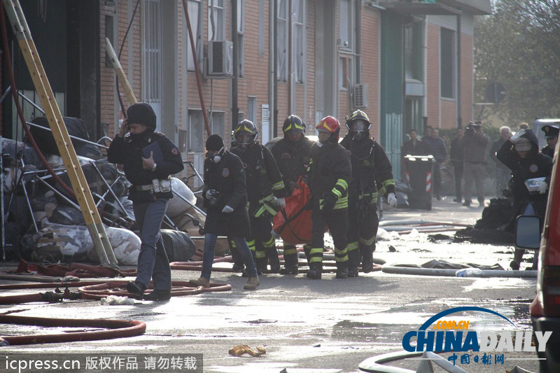 意大利普拉托华人服装厂发生火灾 致多人伤亡