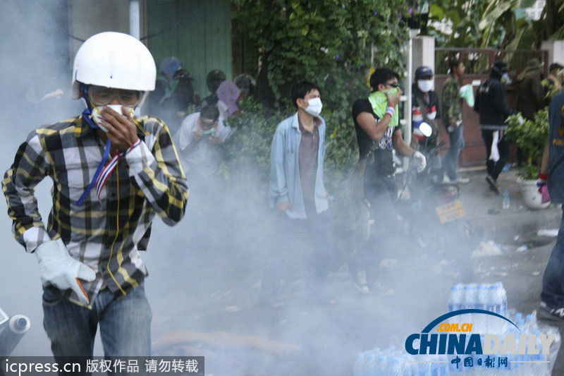 泰国反政府示威持续 抗议现场面面观（组图）