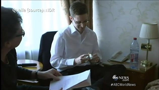 斯诺登首次在俄接受电视采访 称所有机密文件已交媒体