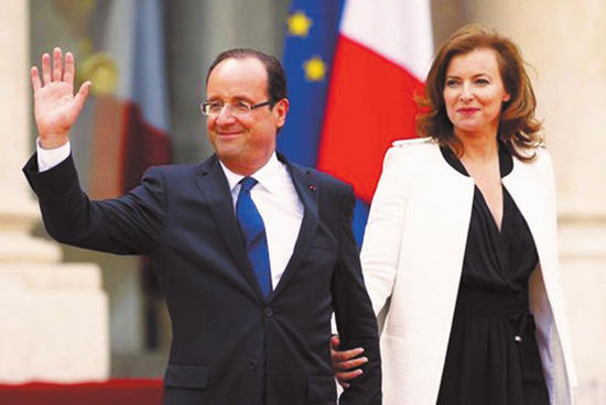 法国总统奥朗德宣布与第一女友瓦莱丽分手