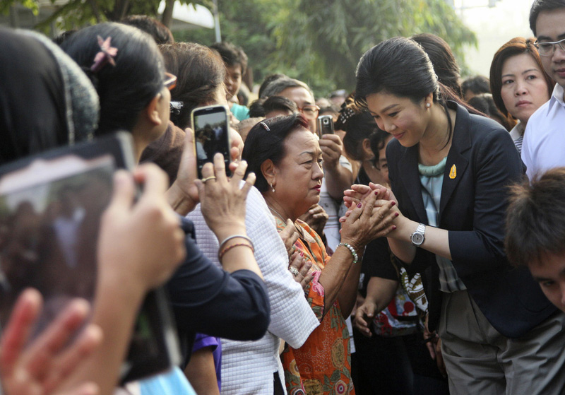 泰国大选如期举行 总理英拉带头投票