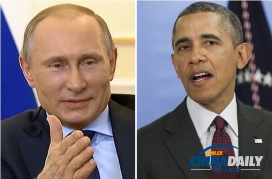 俄美总统开打口水战 普京否认出兵奥巴马斥其骗子