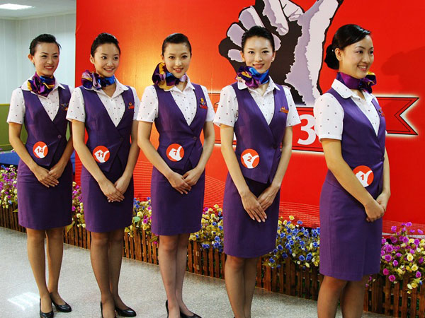 6大航空公司偏爱不同脸形的空姐