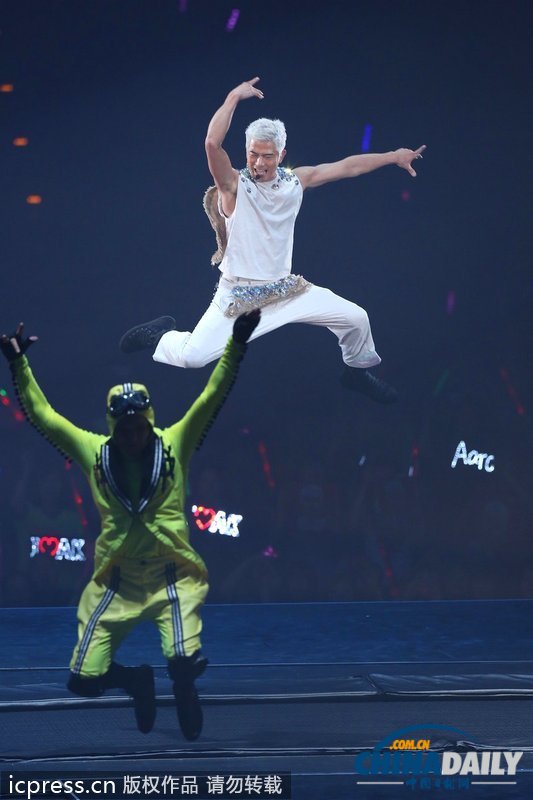 舞王郭富城台北开唱 罗志祥变粉丝朝圣[1]