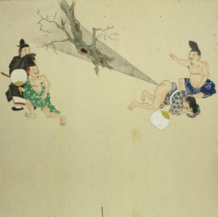 日本古代重口味画卷:用放屁打仗(组图)