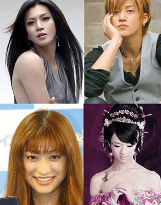 黄晓明木村拓哉 中外男明星烟熏妆PK谁更妖艳