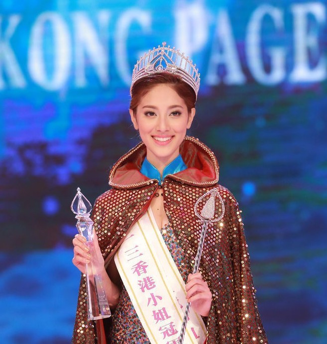 2013香港小姐陈凯琳被指史上最平胸