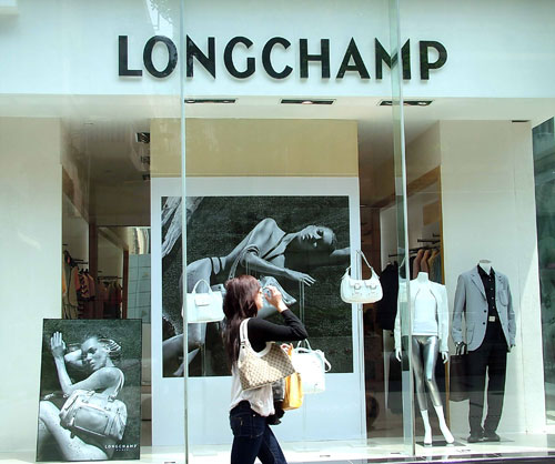 Handbag maker LongChamp makes big China strides
