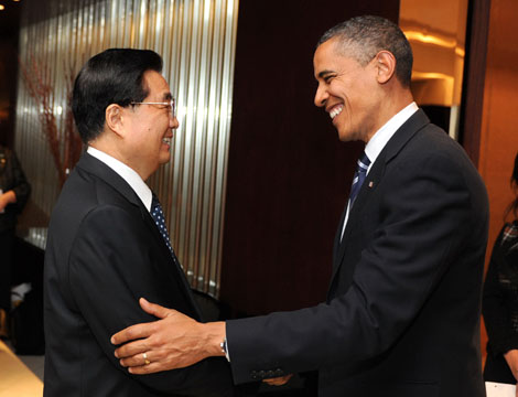 Hu, Obama set tone for G20