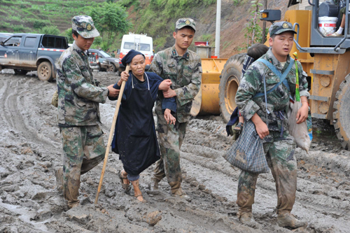 Little hope of finding landslide survivors