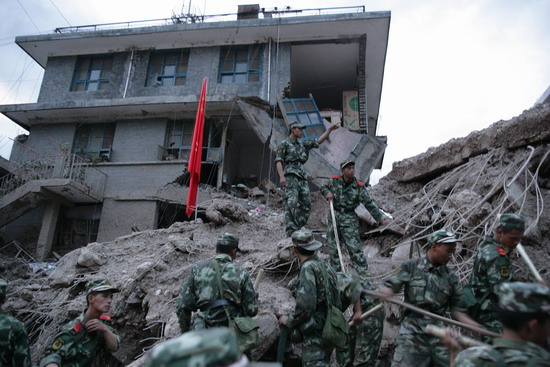 Villager survives Gansu's landslide disaster