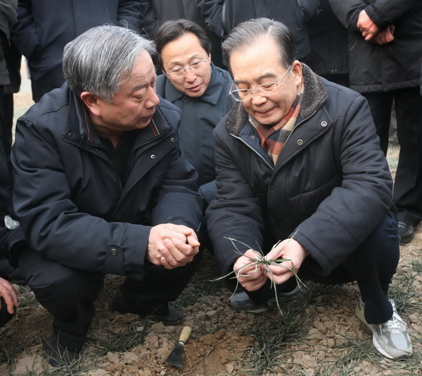 Premier Wen urges efforts to fight drought