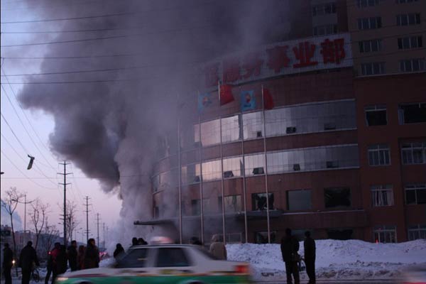 Natural gas blast kills three in NE China
