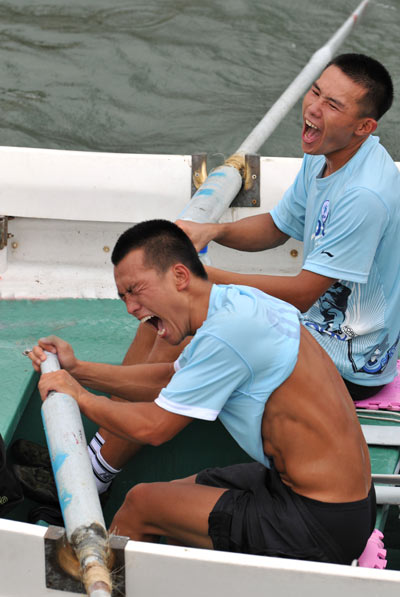 Students coast to victory in competition for naval academies